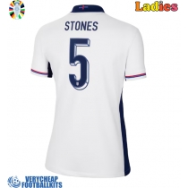 England John Stones #5 Replica Home Shirt Ladies Euro 2024 Short Sleeve